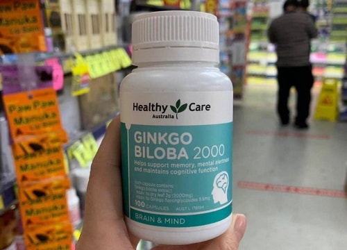 Viên uống bổ não Healthy Care Ginkgo Biloba 2000 review mẫu mới-4