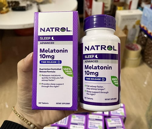 Viên uống ngủ ngon Natrol Melatonin 10mg 100 tablets giá bao nhiêu?-2