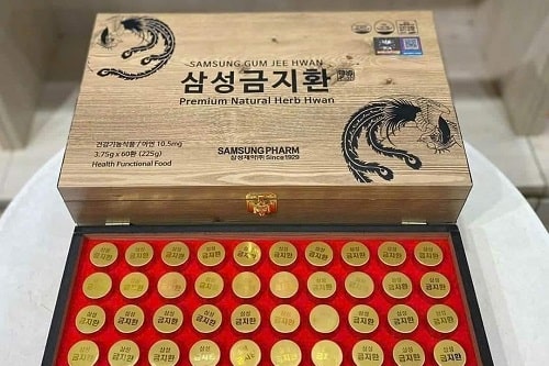 An cung ngưu hoàng hoàn Samsung Gum Jee Hwan giá bao nhiêu?-1