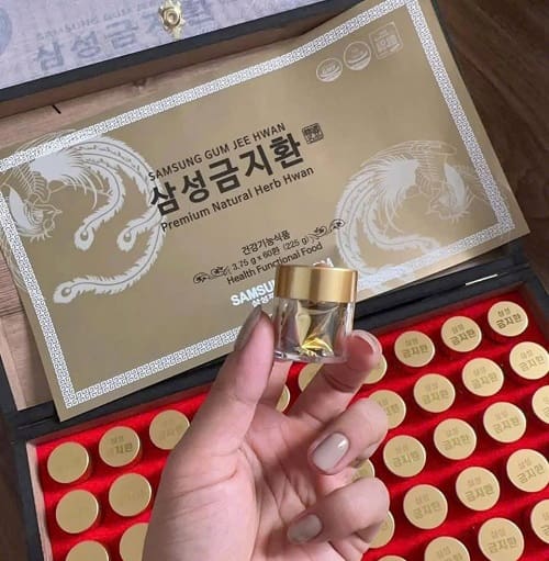 An cung ngưu hoàng hoàn Samsung Gum Jee Hwan giá bao nhiêu?-2