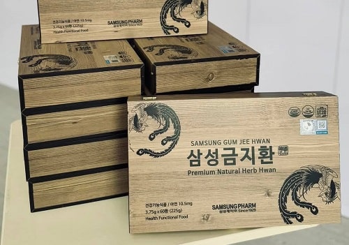 An cung ngưu hoàng hoàn Samsung Gum Jee Hwan giá bao nhiêu?-3