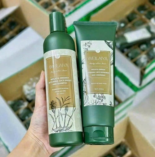 Bộ dầu gội xả gừng hà thủ ô Weilaiya giá bao nhiêu?-3