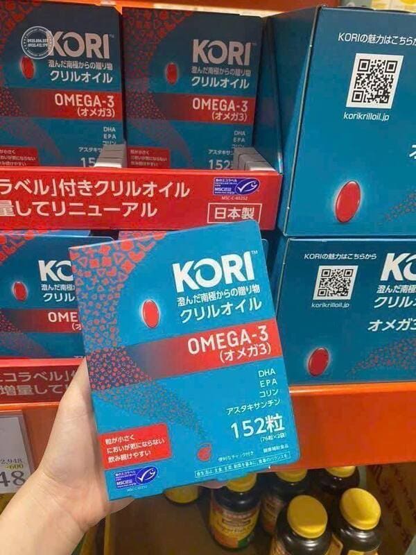 4. Giới thiệu sản phẩm – Kori Krill Oil Omega-3 Nhật Bản 152 viên