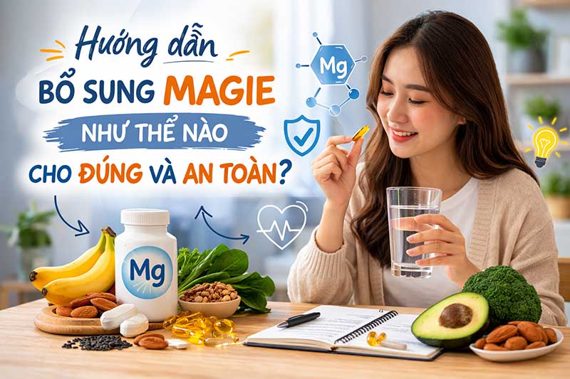 Hướng dẫn bổ sung magie như thế nào cho đúng và an toàn?