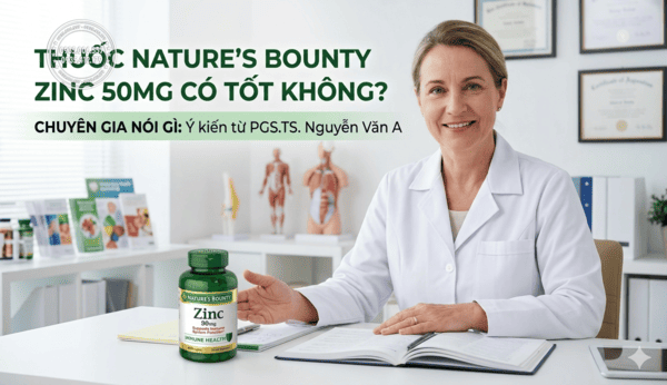 Thuốc Nature’s Bounty Zinc 50mg có tốt không? Chuyên gia nói gì