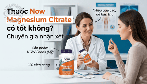 Thuốc Now Magnesium Citrate có tốt không? Chuyên gia nhận xét