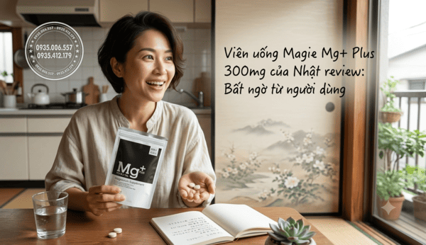 Viên uống Magie Mg+ Plus 300mg của Nhật review: Bất ngờ từ người dùng