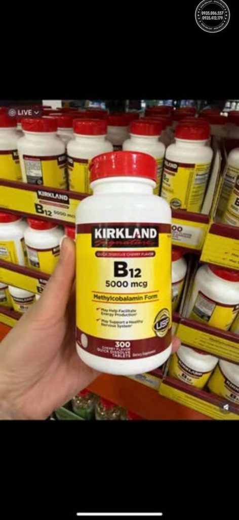 Kirkland B12 5000 mcg là gì?