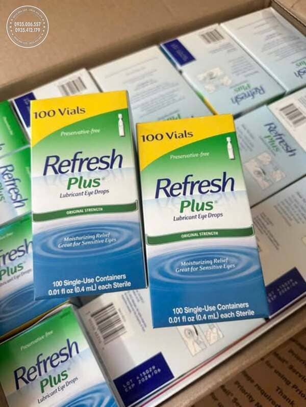 Cách sử dụng nước nhỏ mắt Refresh để phát huy tối đa tác dụng